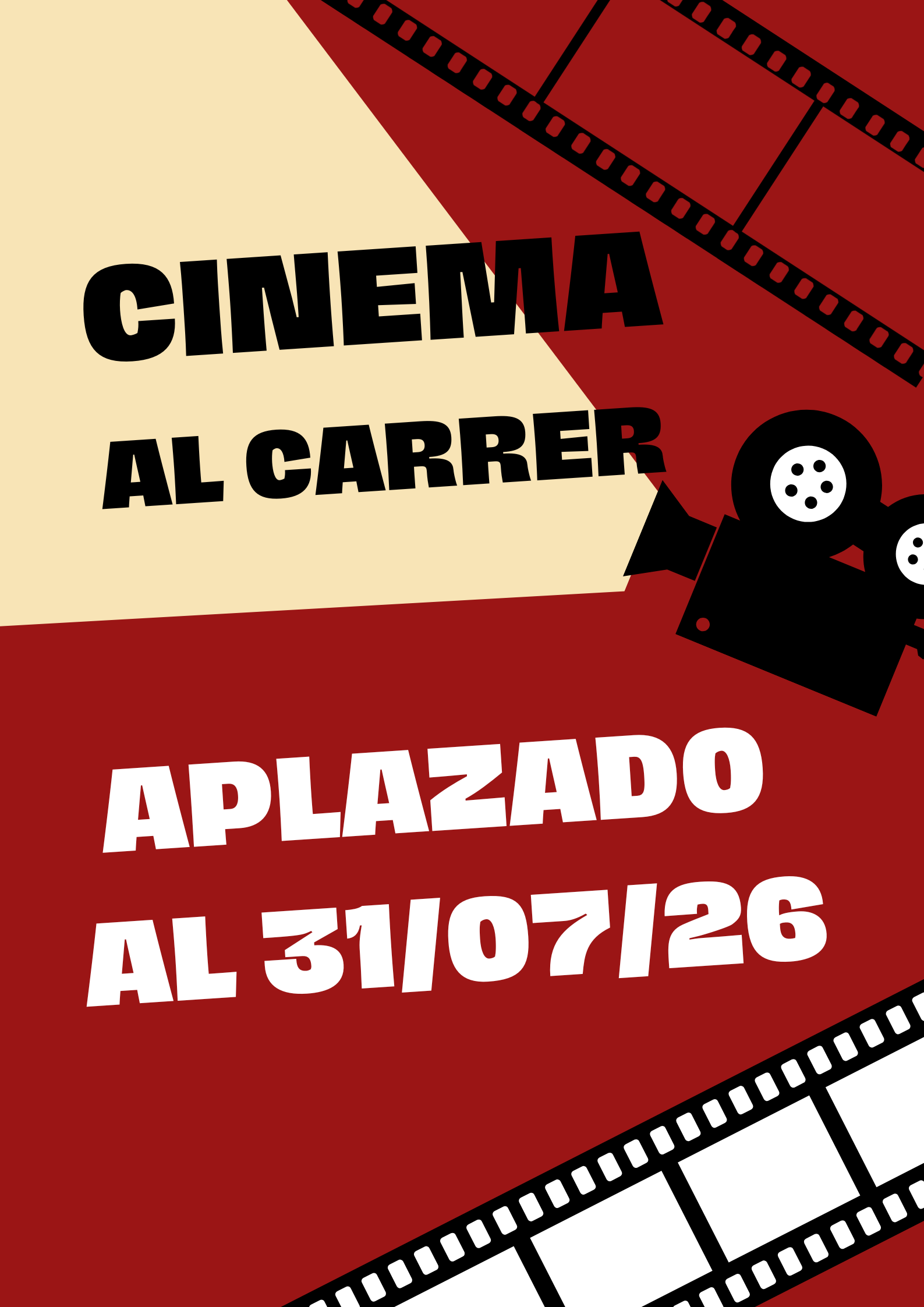 Aplazado «Cinema al carrer»